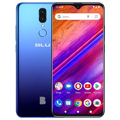 BLU G9 – 6.3” HD Infinity Display Smartphone, 64GB+4GB RAM -Blue