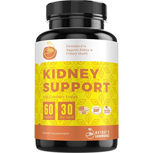 Kidney Cleanse | Detox and Cleanse for Kidneys, Bladder and Urinary Tract Health | Best Cranberry Supplement to Boost Kidney Health with Cranberry Extract, Uva Ursi, Astragalus | 60 Veggie Capsules