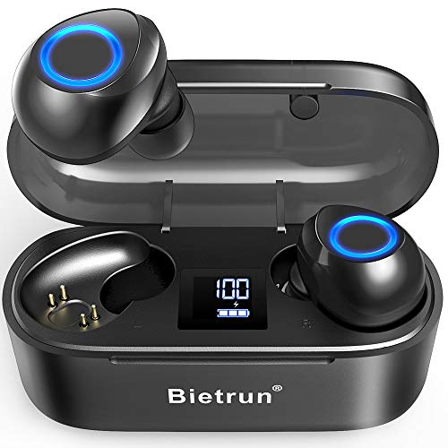 Wireless Earbuds - Qualcomm 5.0 Auto Pairing,True Wireless Earbuds with 30H Playtime, No Delay Stereo Sound,IPX7 Waterproof and Built-in Mic,CVC 8.0 Acoustic Noise Reduction.