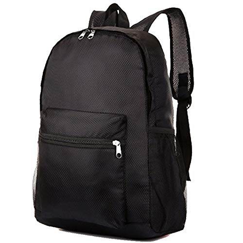 MostMo Ultra Lightweight Packable Backpack,20L Foldable Water Resistant Daypack for Outdoor Hiking Camping and Travel(20L Black)