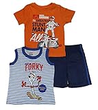 Toy Story 4 Little Boys Three-Piece Top & Short Set