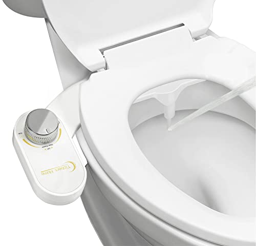Yellow Bidet, Bidet Attachment for Toilet, Non-Electric Fresh Water Bidet with Self-Cleaning Nozzle, Easy Home Installation