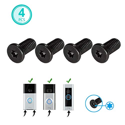 Book Cover Allicaver Ring Doorbell Replacement Security Screwsï¼ŒCompatible with All Ring Doorbell Models (4 Pack)