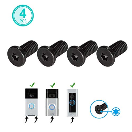 Allicaver Ring Doorbell Replacement Security Screwsï¼ŒCompatible with All Ring Doorbell Models (4 Pack)