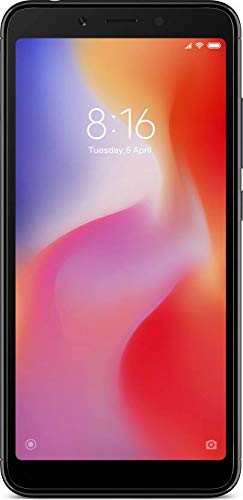 Redmi 6 (Black, 3GB RAM, 64GB Storage)
