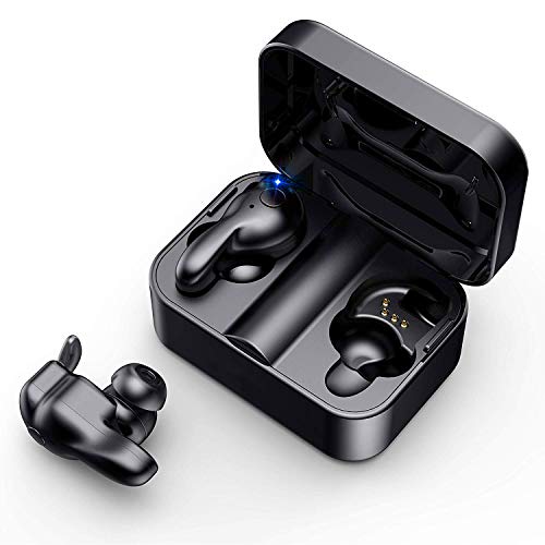 Wireless Ear Buds Wireless Bluetooth Headphones 48 Hours Playtime with Mics High Fidelity Sound Noise Cancelling Ear pods in-Ear Air Buds Auto Pairing Earbuds for iPhone Android Samsung