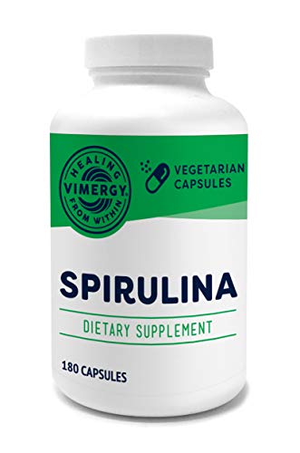 Book Cover Vimergy USA Grown Spirulina Capsules (180 ct)