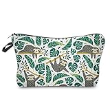 LOOMILOO Cosmetic Bag for Women, Adorable Roomy Makeup Bags Travel Water Resistant Toiletry Bag Accessories Organizer Sloth (Sloth 51476)