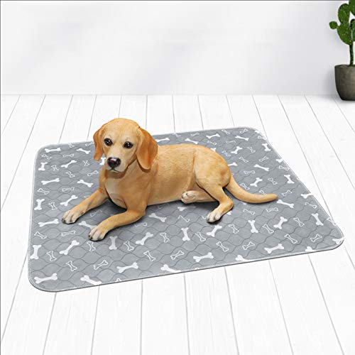 Niubya Washable Dog Pee Pads, Waterproof Reusable Puppy Pad, Super Absorbent Pet Pee Pads for Training, Travel, Whelping, 36" x 24" Waterproof Doggy Pee Pads, 4 Pack