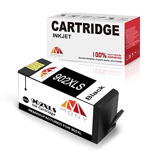 Book Cover Mony Remanufactured HP 902XL 902 XL 902XLS Ink Cartridges with New Updated Chip (1 Black) Replacement for HP Officejet Pro 6958 6978 6968 6962 6975 6970 6060 6954 6951 Printers
