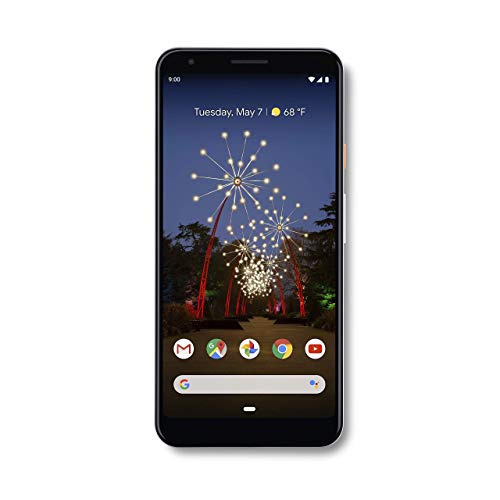 Book Cover Google - Pixel 3a XL with 64GB Memory Cell Phone (Unlocked) - Clearly White