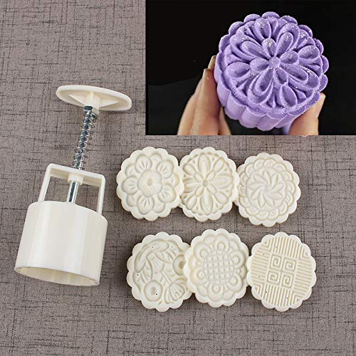 Bath Bomb Mold Kit & Bath Bombs Press DIY Making Supplies Tool - 1 Barrel 6 Stamps