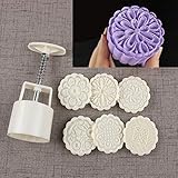 Bath Bomb Mold Kit & Bath Bombs Press DIY Making Supplies Tool - 1 Barrel 6 Stamps