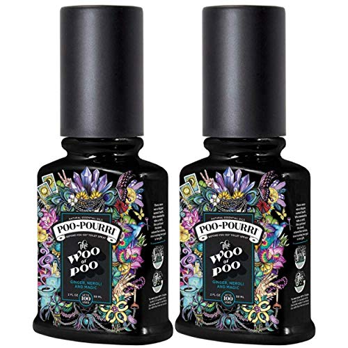 Book Cover Poo-Pourri Before-You-Go Toilet Spray Bottle (Woo of Poo, 2 Ounce)