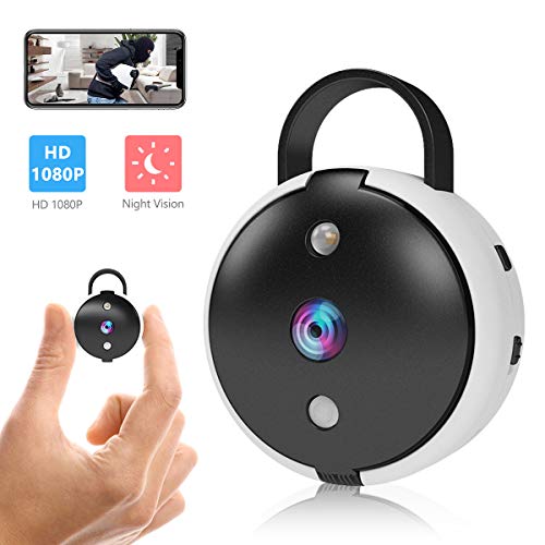 Book Cover Spy Camera Wireless Hidden Security Camera Mini Portable Wi-Fi Cam HD 1080P Covert Secret Nanny Cameras for Home, Office Monitor Video Recorder Live Streaming via Android/iOS APP