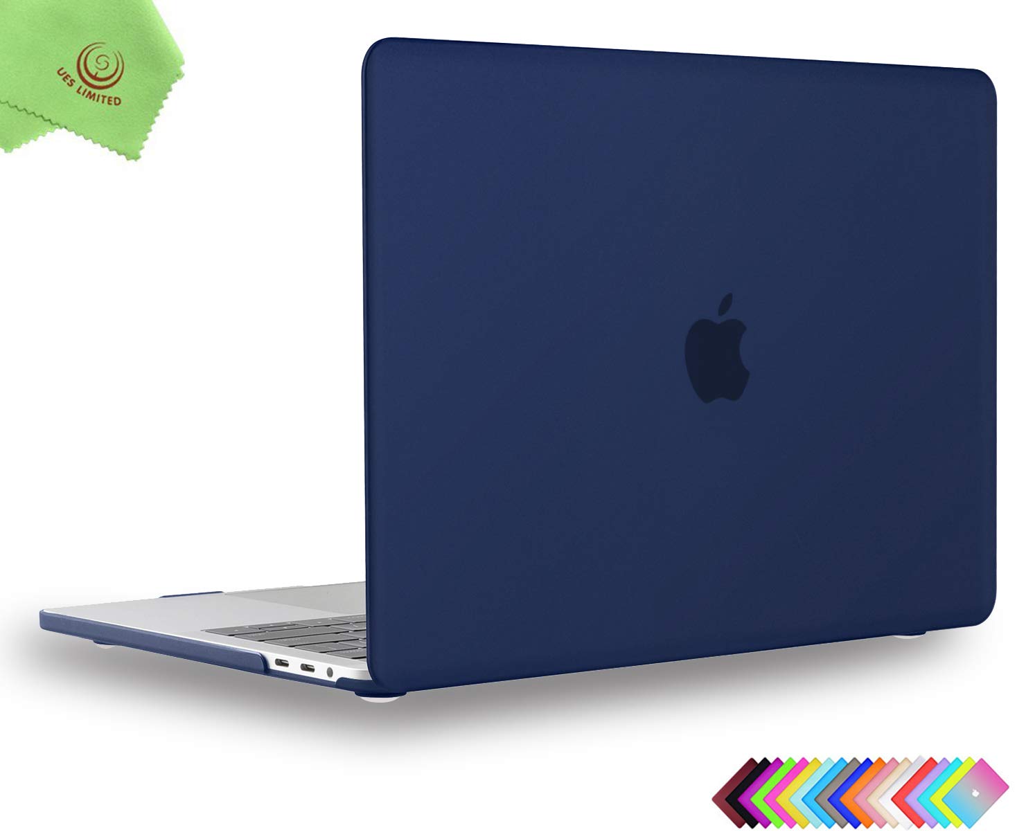 UESWILL MacBook Pro 13 inch Case 2019 2018 2017 2016, Model A2159/A1989/A1706/A1708, Navy Blue
