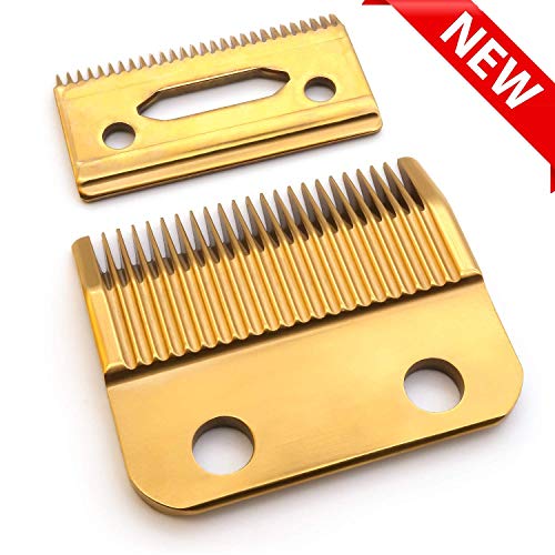 HONGNAL Clipper Blades For Wahl, 2 Hole (1Mm â€“ 3Mm) Hair Trimmer Replacement For Wahl 1006,Super Taper #8400 Wahl #30-15-10 Blade Set