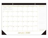 Desk Calendar 2020: 17 x 12 Inches Large Monthly Desk Pad Calendar - 2020 Desk/Wall Calendar Planner Runs from Now Through December 2020