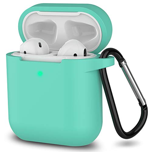 Book Cover Newest 2019 AirPods Case,Full Protective Silicone AirPods Accessories Cover Compatiable with Apple AirPods Wireless Charging Case