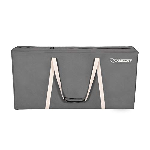 GoSports Canvas Cornhole Carrying Case - PRO Grade 4' x 2' Regulation Size - Choose Between Navy Blue, Gray and Natural Canvas Colors
