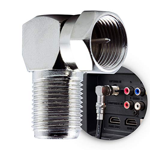 GE Single Feed Thru Bushing, 2 Pack, RG6 RG59, Cable Routing Through Wall, Coaxial Cable, Audio, Video, White, 35059