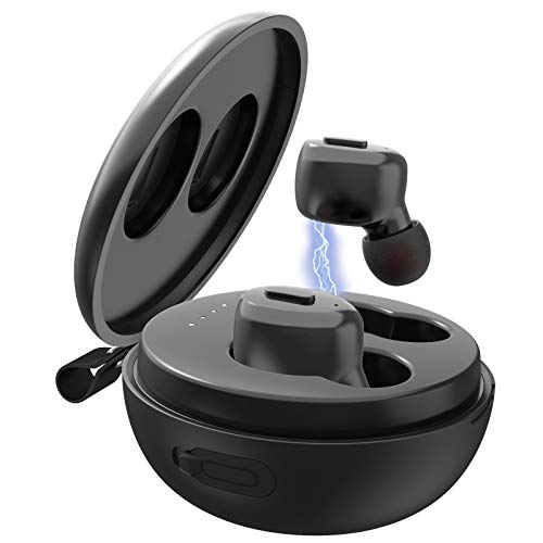 IPX8 Waterproof Wireless Earbuds,Red2Fire Latest Bluetooth 5.0 Headphones in-Ear True Wireless Stereo Bluetooth Earbuds with Wireless Charging Case, 24H Playtime 3D Stereo Sound with Deep Bass