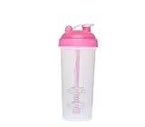 Flex-N-Flex Shaker Bottle, 28-Ounce, 100% Leak Proof Protein Shaker Cup, BPA Free (Pink)