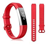 ZEROFIRE Compatible with Fitbit Alta and Alta HR Band, Soft Replacement Classic Accessories Sport Bands Compatible for Fitbit Alta HR/Fitbit Ace, Small Large