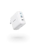 iPhone Charger USB-C, Anker 36W 2-Port PIQ 3.0, PowerPort III Duo Type C Foldable Fast Charger, Power Delivery for iPhone 12/12 Mini/12 Pro/12 Pro Max/11/XR, Galaxy, Pixel, iPad Pro and More