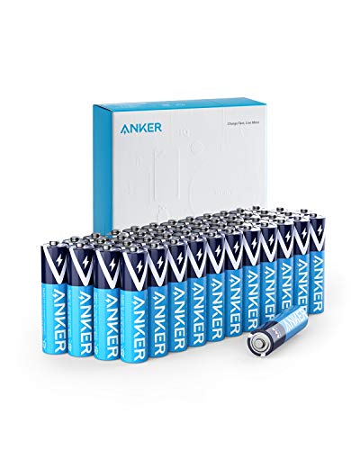 Anker Alkaline AAA Batteries (48-Pack), Long-Lasting & Leak-Proof with PowerLock Technology, High Capacity Triple A Batteries with Adaptive Power and Superior Safety (Non-Rechargeable)