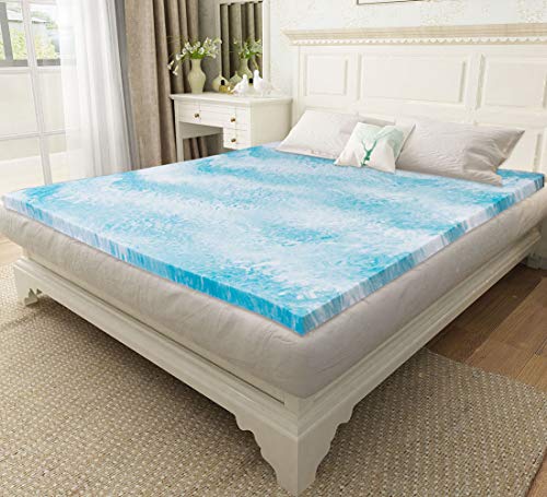 Book Cover Mattress Topper Twin, Memory Foam Mattress Topper for Twin Size Bed, 3 Inch