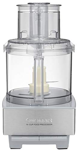 Cuisinart Food Processor 14-Cup Vegetable Chopper for Mincing, Dicing, Shredding, Puree & Kneading Dough, Light Gray Stainless Steel, DFP-14CGRY
