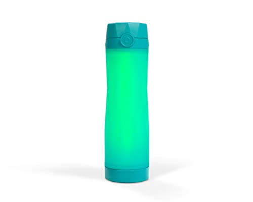 Hidrate Spark 3 Smart Water Bottle, Tracks Water Intake and Glows to Remind You to Stay Hydrated, BPA Free, 20 oz, Scuba