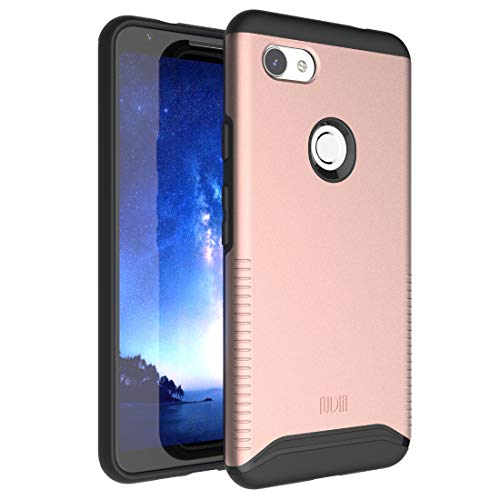 TUDIA DualShield Designed for Google Pixel 3a XL Case, [Merge] Heavy Duty Protection Slim Hard Shell Phone Case Cover for Google Pixel 3a XL (Rose Gold)