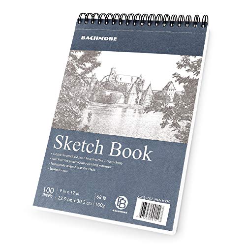 Book Cover Bachmore Sketchpad 9X12