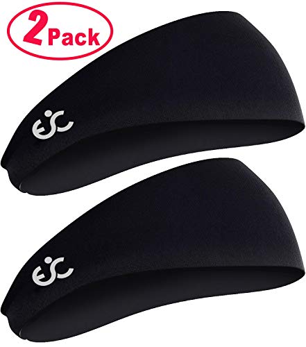 Ewedoos Headbands for Men and Women, Sweatbands & Workout Headbands for Running, Cycling, Yoga, Basketball - Bandanas for Men and Women Sweat Bands Headbands