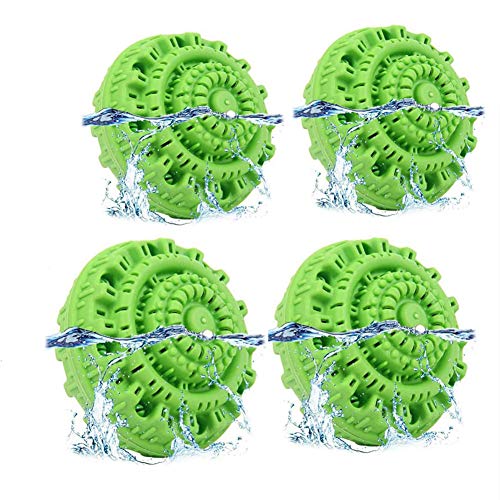 Sweetdecor Laundry Ball Magic Wash Laundry Balls Reusable Eco-Friendly Chemical Free Washer Machine Laundry Balls 4 Pack