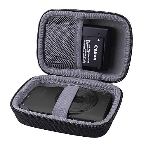 Aenllosi Hard Carrying Case Replacement for Canon PowerShot ELPH 180/190 Digital Camera (Storage case, Black)
