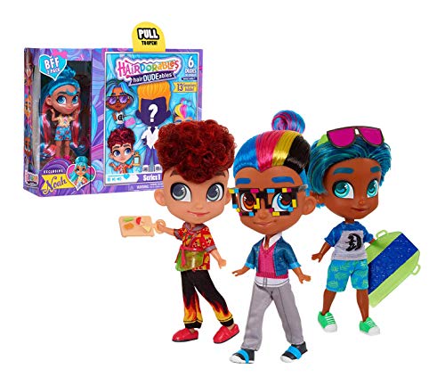 Hairdorables DUDEables Collectible Dolls - Series 1 (Styles May Vary), Multicolor