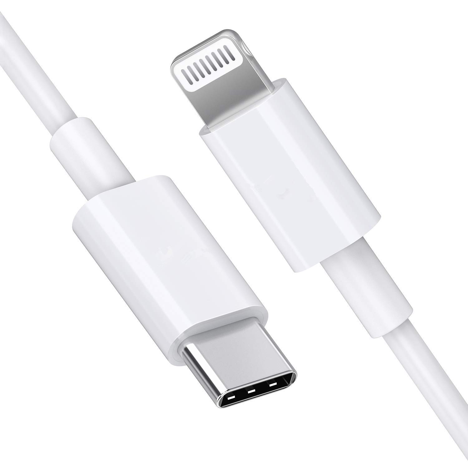 Suswillhit USB C to Lightning Cable 3Ft Apple MFi Certified Power Delivery Fast Charger Cord for iPhone 12/12 Mini/12 Pro/12 Pro Max/11 Pro/11 Pro Max/X/XS/XR/XS Max/8/8 Plus/iPad/AirPods 3ft White
