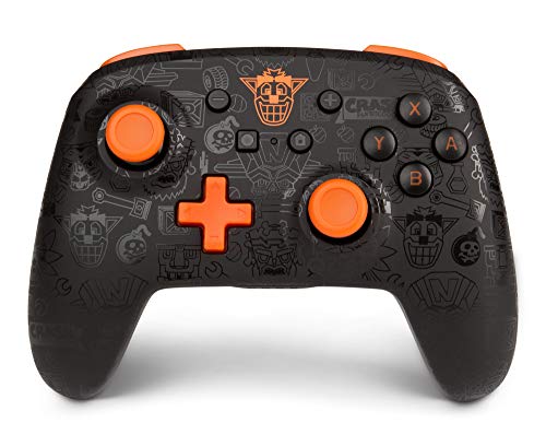 PowerA Enhanced Wireless Controller for Nintendo Switch - CTR Shadow Crash Team Racing