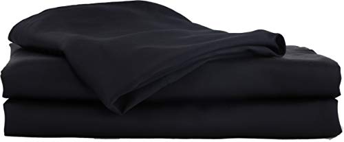 Book Cover Hotel Sheets Direct Bamboo Bed Sheet Set 100% Viscose from Bamboo Sheet Set (Queen, Black)