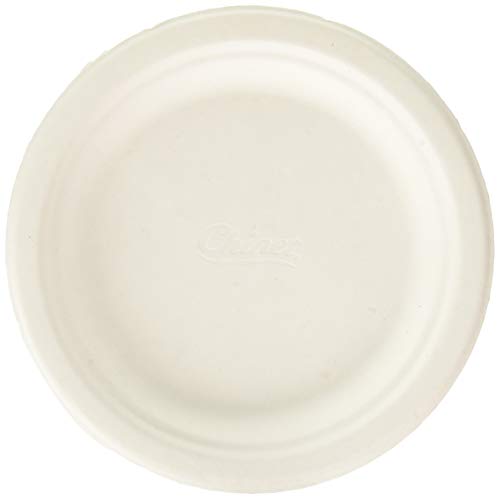Chinet Classic Heavy Weight Paper Dinner Plates, 125 Count, 6 3/8", White