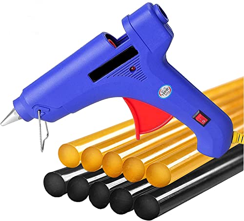 Book Cover Manelord Glue Gun - 100W Hot Glue Gun with 10Pcs High Adhesion Hot Glue Sticks for Car Dent Repair, Home Improvement, Quick Daily Repair and DIY Small Craft Projects