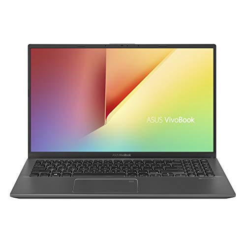 Book Cover ASUS Vivobook 15 Thin and Light Laptop, 15.6â€ FHD, Intel Core i3, 8GB DDR4 RAM, 128GB M.2 SSD, Windows 10 S, F512FA-AB34, Slate Gray