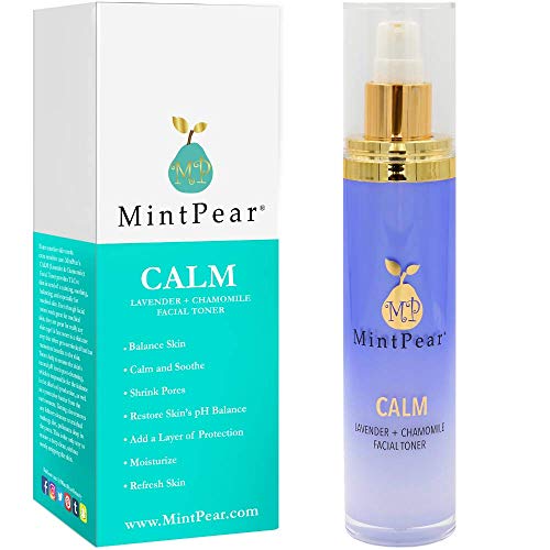 Facial Toner for Acne | Facial Toner for Aging Skin - Helps Unclog Pores - Decrease Acne- Hydrating Primer & Setting Hydrosol for Sensitive Skin by MintPearÂ® (Lavender Chamomile)