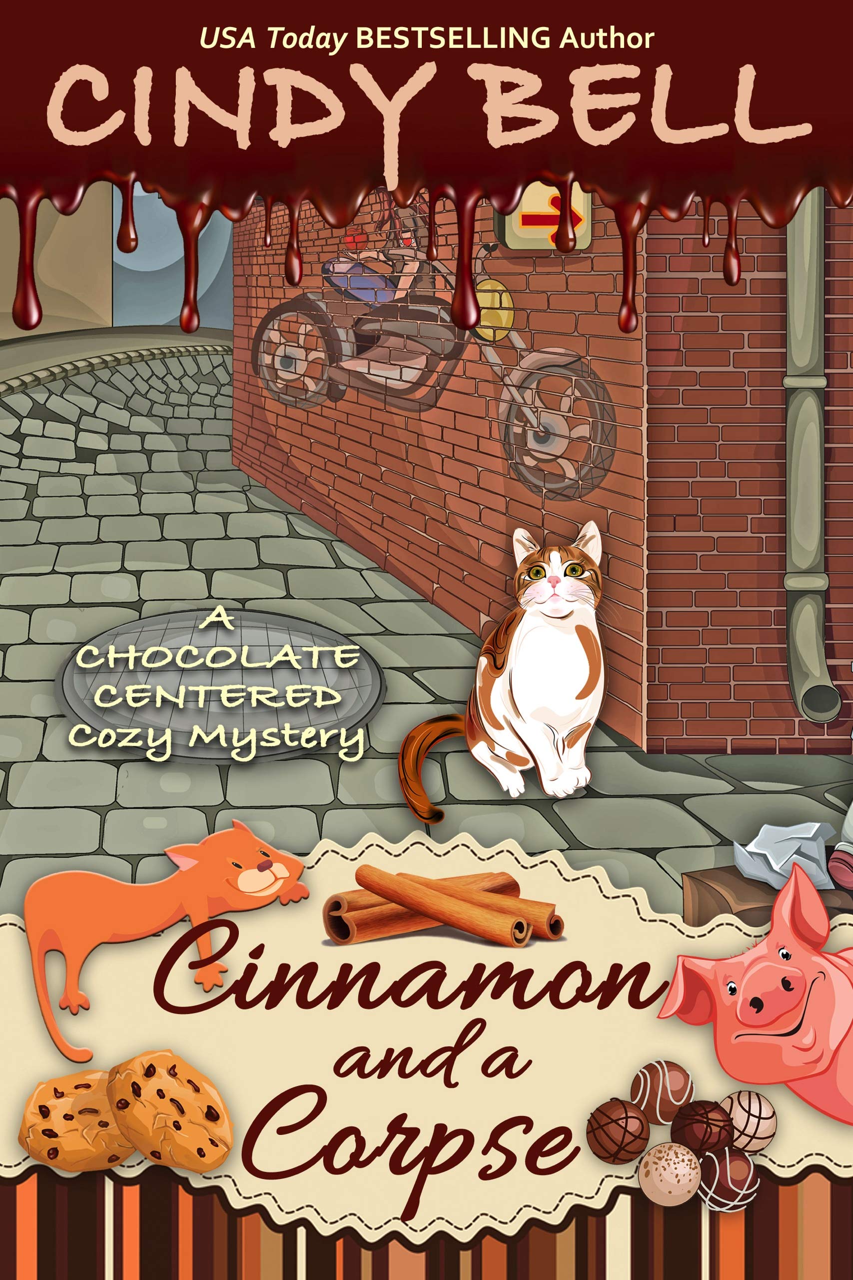 Book Cover Cinnamon and a Corpse (A Chocolate Centered Cozy Mystery Book 15)