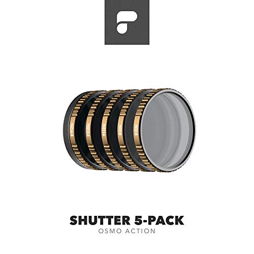 PolarPro Shutter Filter 5-Pack for DJI Osmo Action (Magnetic HotSwap Filter System)