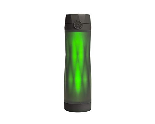 Hidrate Spark 3 Smart Water Bottle, Tracks Water Intake and Glows to Remind You to Stay Hydrated, BPA Free, 20 oz, Black