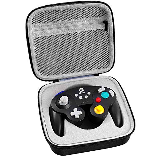 Case for PowerA Wireless/Wired Gamecube Style Controller, PDP 500-100-NA-D1 Controller for Nintendo Switch (Black)